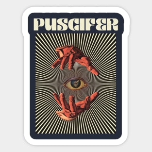 Hand Eyes Puscifer Sticker